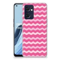OPPO Reno 7 5G | Find X5 Lite | TPU bumper | Waves Pink - thumbnail