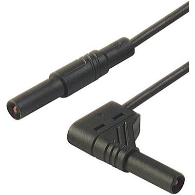 SKS Hirschmann MLS SIL WG 200/1 Veiligheidsmeetsnoer Banaanstekker 4 mm Banaanstekker 4 mm 2.00 m Zwart 1 stuk(s)