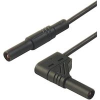 SKS Hirschmann MLS SIL WG 200/1 Veiligheidsmeetsnoer Banaanstekker 4 mm Banaanstekker 4 mm 2.00 m Zwart 1 stuk(s) - thumbnail
