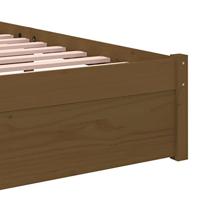 Bedframe massief hout honingbruin 90x200 cm - thumbnail