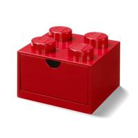 Room Copenhagen LEGO Brick Drawer 4 Rood opbergdoos - thumbnail