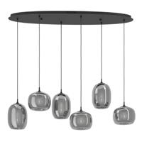 Stars of Light Zwarte hanglampLarva met smoke glas - 390415 - thumbnail