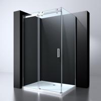 Best Design Erico-Rechthoek Cabine Schuifdeur & Wand 120X90X200cm Nano Glas 8mm - thumbnail