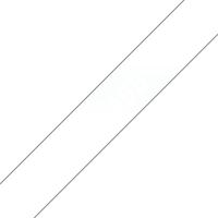 Brother Gloss Laminated Labelling Tape - 9mm, White/Clear - thumbnail