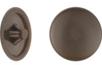 Connex afdekkap pz d12 pvc 50st br - ky3180031 - thumbnail