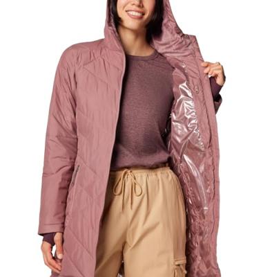 Columbia Heavenly™ Long Hooded Isolatiejas Dames Fig M Columbia Heavenly™ Long Hooded Isolatiejas Dames Fig M