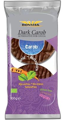 BonVita Dark Carob Rijstwafels