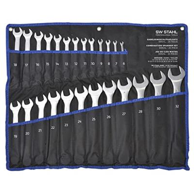SW STAHL Sw-stahl ring-steeksleutel set fork ring wrench set 25-part