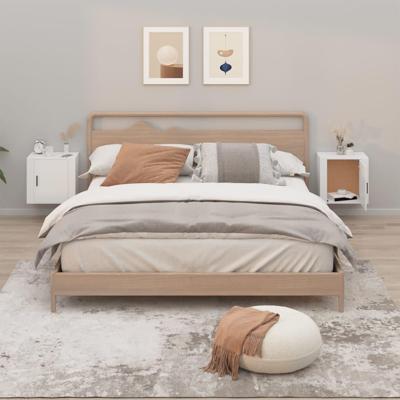 Nachtkastjes 2 st wandgemonteerd 50x30x47 cm wit Nachtkastjes 2 st wandgemonteerd 50x30x47 cm wit