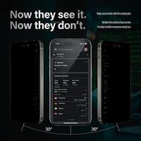 PanzerGlass ® Privacy Screen Protector Apple iPhone 14 Pro Max | Ultra-Wide Fit w. EasyAligner - thumbnail