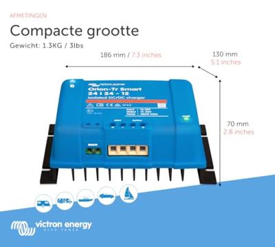 Victron Energy Orion-Tr Smart 24/24-12 Converter 280 W 24 V - 24.2 V - thumbnail