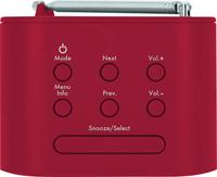 TechniSat TECHNIRADIO 40 Wekkerradio DAB+, VHF (FM) Acculaadfunctie Rood - thumbnail