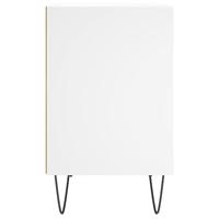 Nachtkastjes 2 st 40x30x50 cm bewerkt hout wit - thumbnail