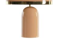 Bureaulamp DKD Home Decor Roze Gouden Metaal Ijzer 50 W (37 x 21 x 52 cm) - thumbnail