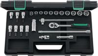 Stahlwille Dopsleutelset | 24-delig 3/8 inch | sleutelwijdtes 8-19 mm | aantal tanden 30 12-kant | 1 stuk - 96021223 96021223 - thumbnail