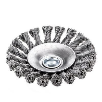 Lessmann Staaldraadborstel | schroefdraad d. 100 mm draaddikte 0,5 mm | staal 12 mm | 15.000 omw/min | 1 stuk - 471257 471257