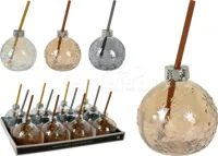 Drinkglas Kerstbal met Rietje Assorti 1st - thumbnail