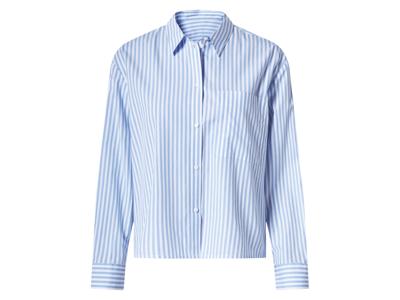 esmara Dames blouse (Blauw/wit, 46) esmara Dames blouse (Blauw/wit, 46)