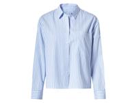 esmara Dames blouse (Blauw/wit, 46) - thumbnail