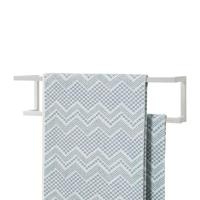 Handdoekrek Sealskin Carre 48x12x7cm Dubbel Mat Wit - thumbnail