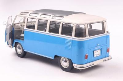 Solido Auto Volkswagen (VW) T1 21 WINDOWS b. blauw/wit Kant-en-klaar model Personenauto (model)