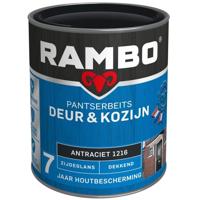 Rambo Pantserbeits Deur & Kozijn Zijdeglans Dekkend 750 ml - Antraciet - thumbnail