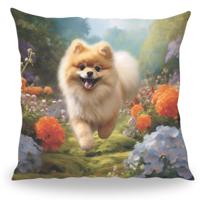 Kussen - Huisdier Portret - Pomeriaan 1 - Pillow Buddies - thumbnail