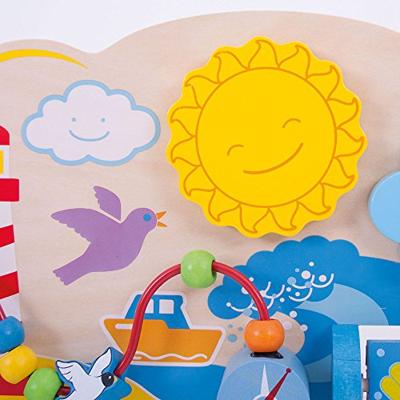 Bigjigs houten activiteitenbord zee Bigjigs houten activiteitenbord zee