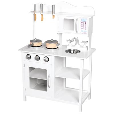 Bino speelgoedkeuken Amelie junior 60 x 30 x 86 cm hout wit Bino speelgoedkeuken Amelie junior 60 x 30 x 86 cm hout wit