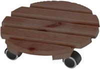 Plantentrolley Lounge rond donker gebeitst - thumbnail