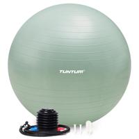 Tunturi Anti Burst Fitness bal met Pomp | Yoga bal 75 cm | 220 kg gebruikersgewicht | Incl Trainingsapp | Mint - thumbnail