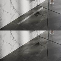 Los multifunctioneel rooster RVS geborsteld 7x120 cm - thumbnail
