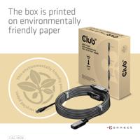 club3D CAC-1406 USB-kabel USB 3.2 Gen1 (USB 3.0 / USB 3.1 Gen1) 15.00 m Zwart - thumbnail