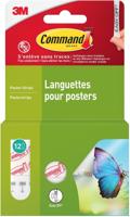 Command posterstrip, small, draagvermogen 225 gram, wit, blister van 12 stuks - thumbnail