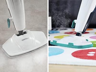 LEIFHEIT CleanTenso Rechtopstaande stoomreiniger 0,55 l Turkoois, Wit 1200 W LEIFHEIT CleanTenso Rechtopstaande stoomreiniger 0,55 l Turkoois, Wit 1200 W