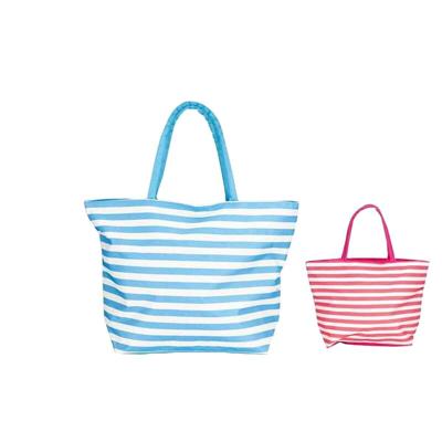 Strandtas Bismark Blauw Roze Oxford 50 x 16 x 35 cm