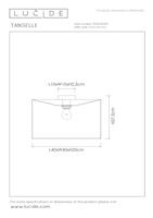 Lucide TANSELLE - Plafonnière - Ø 40 cm - 1xE27 - Multicolor - thumbnail