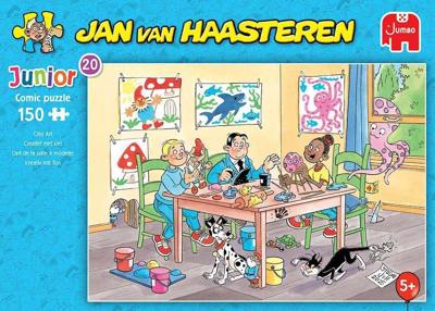 Creatief met klei - Jan van Haasteren Junior Puzzel 150 Stukjes