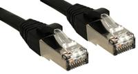 LINDY 45606 RJ45 Netwerkkabel, patchkabel CAT 6 S/FTP 7.50 m Zwart 1 stuk(s) - thumbnail