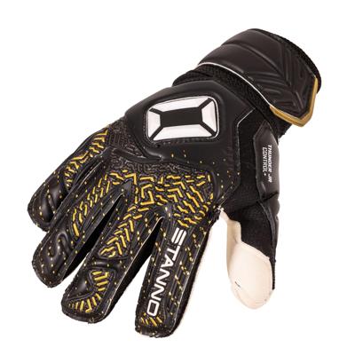 Stanno 481414 Thunder JR VII Goalkeeper Gloves - Black-Gold - 4