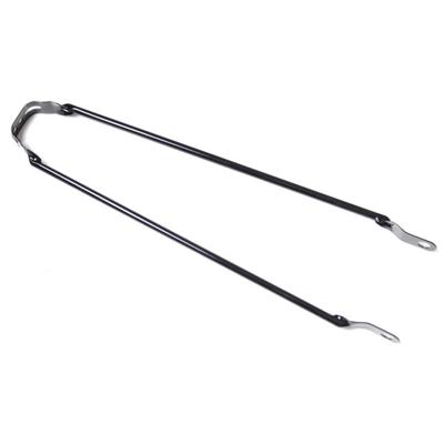 spatbordstang 28 pad bevestiging 6mm zwart