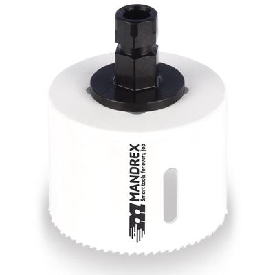 Gatzaag 86mm M42 38mm diep Mandrex Bi-metaal FineXcut met Quick Adapter