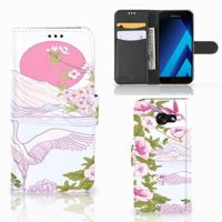 Samsung Galaxy A5 2017 | Telefoonhoesje | Met pasjeshouder | Bird Standing - thumbnail