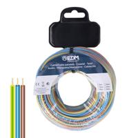 EDM Product Parallelle kabel EDM 28738, blauw, bruin, 5 m, spoel h07z1-k - merk EAN: 8425998287387 - thumbnail