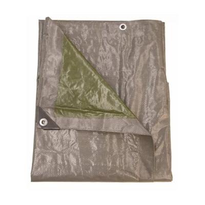 Afdekzeil 5 x 8 meter grijs/groen 140 gr/m2 Afdekzeil 5 x 8 meter grijs/groen 140 gr/m2