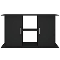 Aquariumstandaard 101x41x58 cm bewerkt hout zwart - thumbnail