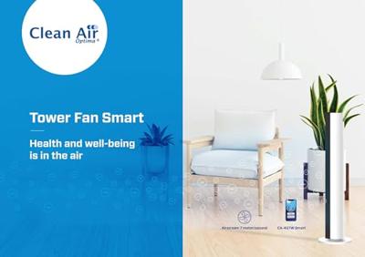 Clean Air Optima CA-407W smart Torenventilator Wit - thumbnail