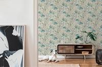 Livingwalls Famous Garden - Beige - Planten - 393484 - thumbnail