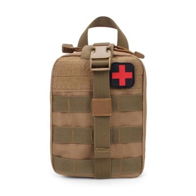 Outdoor reizen draagbare EHBO kit (kaki)
