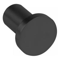 Handdoekhaak Tres Max Rond Mat Zwart - thumbnail